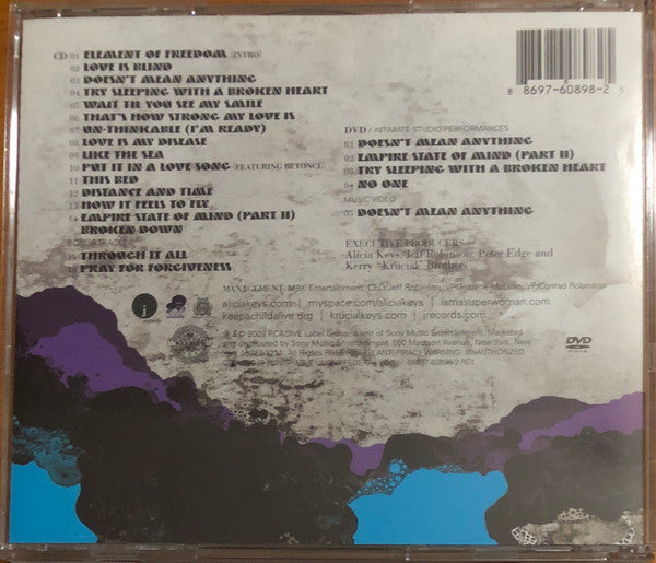 Alicia Keys : The Element Of Freedom (CD, Album + DVD-V, NTSC + Dlx)