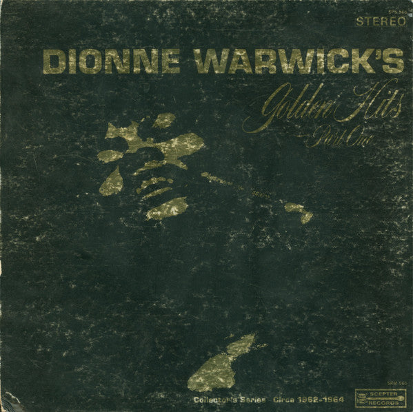 Dionne Warwick : Dionne Warwick's Golden Hits - Part One (LP, Comp, Mon)