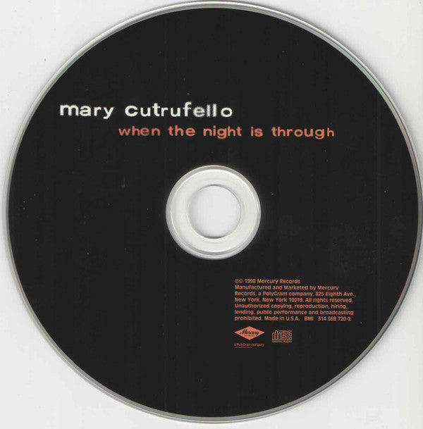 Mary Cutrufello : When The Night Is Through (CD, Album)