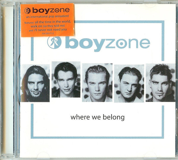 Boyzone : Where We Belong (CD, Album)