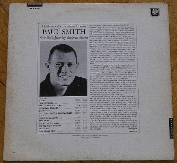 The Paul Smith Trio : He Sells Jazz By The Sea Shore (LP, Mono, Promo)