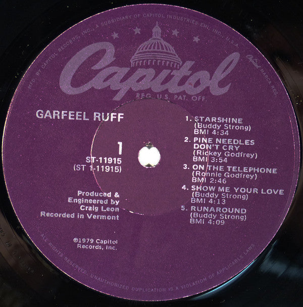 Garfeel Ruff : Garfeel Ruff (LP, Album, Jac)