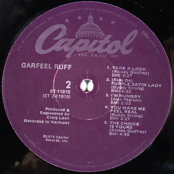 Garfeel Ruff : Garfeel Ruff (LP, Album, Jac)