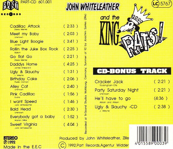 John Whiteleather And The King Rats : Go Rat Go (CD, Album)