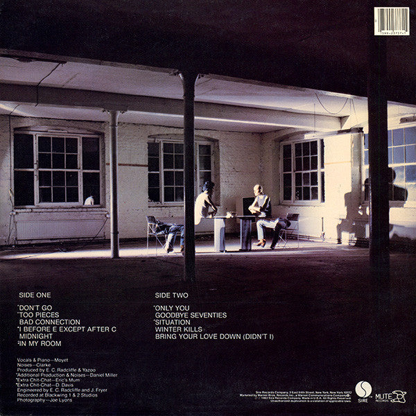 Yazoo : Upstairs At Eric's (LP, Album, Win)