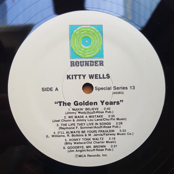 Kitty Wells : The Golden Years (LP, Comp, RE)