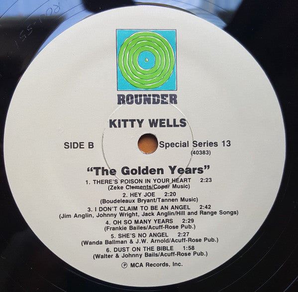 Kitty Wells : The Golden Years (LP, Comp, RE)