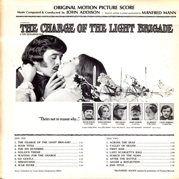 John Addison, Manfred Mann : The Charge Of The Light Brigade (LP, Gat)