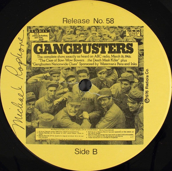 Various : Gangbusters (LP)