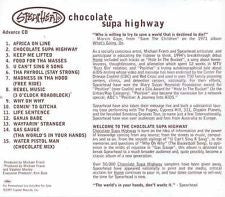 Spearhead : Chocolate Supa Highway (CD, Album, Promo)