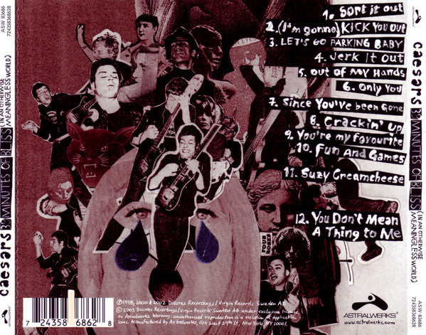 Caesars : 39 Minutes Of Bliss (In An Otherwise Meaningless World) (CD, Comp)