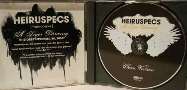 Heiruspecs : A Tiger Dancing (Clean Version) (CD, Album, Promo)