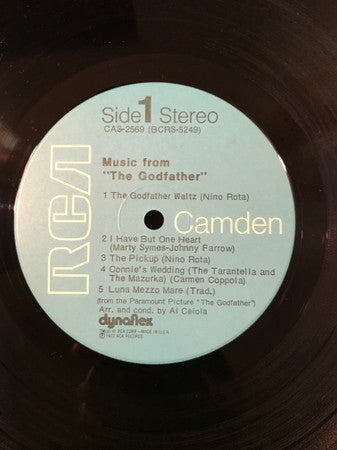 Al Caiola And His Orchestra : Music From The Godfather (LP, Album)