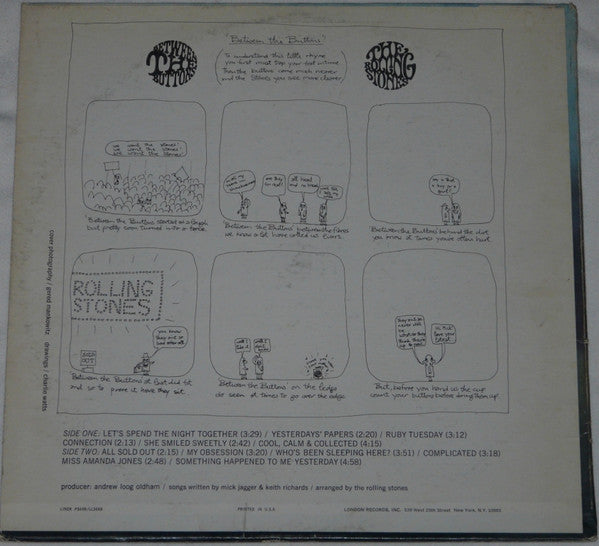 The Rolling Stones : Between The Buttons (LP, Album, Mono)