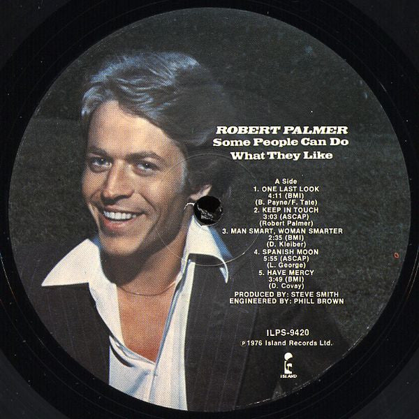 Robert Palmer : Some People Can Do What They Like (LP, Album, Promo)