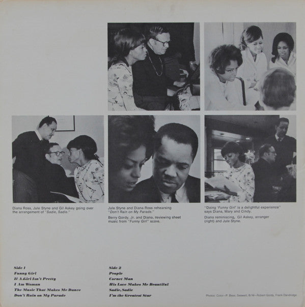 The Supremes : Sing And Perform "Funny Girl" (LP, Album, Gat)