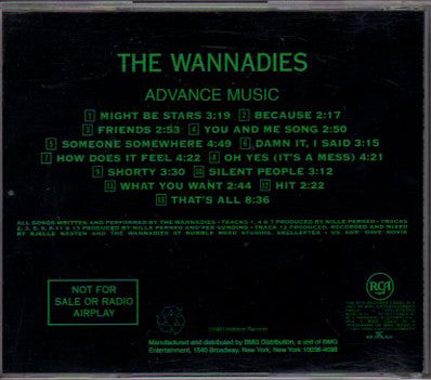The Wannadies : The Wannadies (CD, Comp, Promo)