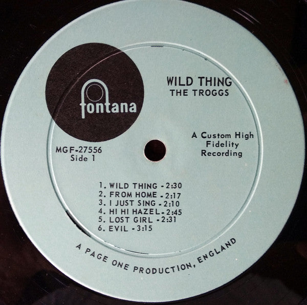 The Troggs : Wild Thing (LP, Album)