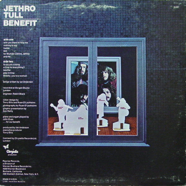 Jethro Tull : Benefit (LP, Album, RP, Ter)