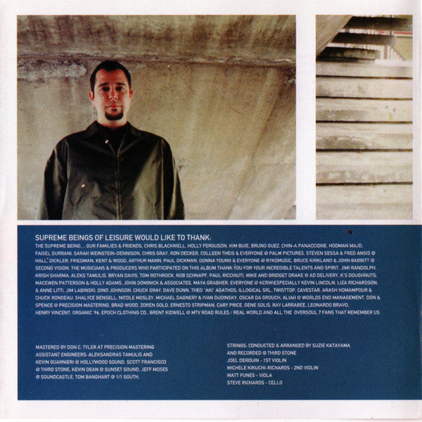 Supreme Beings Of Leisure : Supreme Beings Of Leisure (CD, Album)