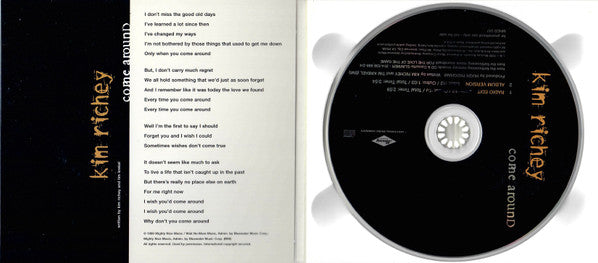 Kim Richey : Come Around (CD, Single, Promo, Dig)