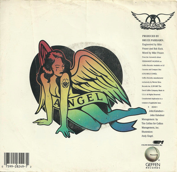 Aerosmith : Angel (7", Single)