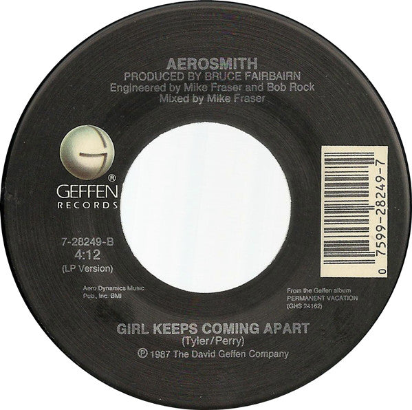 Aerosmith : Angel (7", Single)