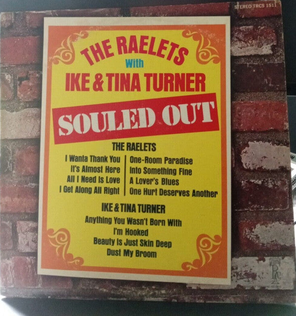 Raelets With Ike & Tina Turner : Souled Out (LP, Comp)