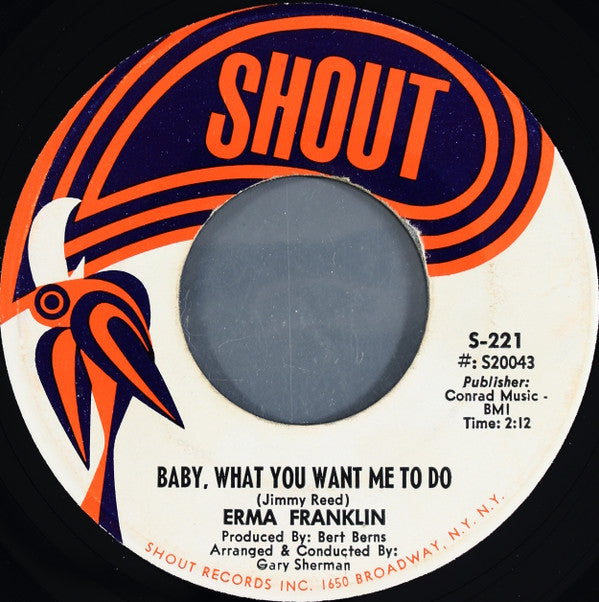 Erma Franklin : Piece Of My Heart / Baby What You Want Me To Do (7", Single, Spe)