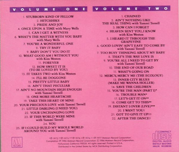 Marvin Gaye : Anthology (2xCD, Comp, RE)