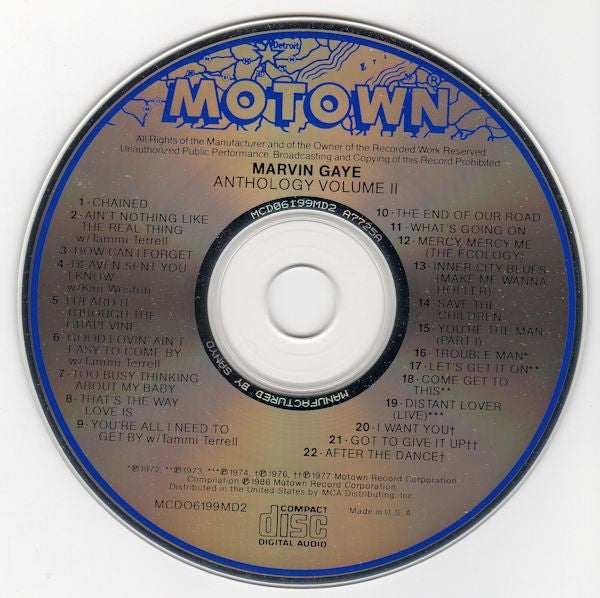 Marvin Gaye : Anthology (2xCD, Comp, RE)
