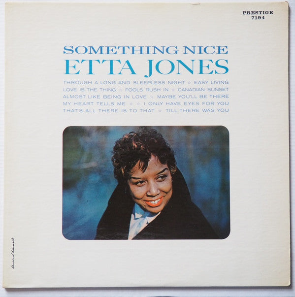 Etta Jones : Something Nice (LP, Album, Mono)