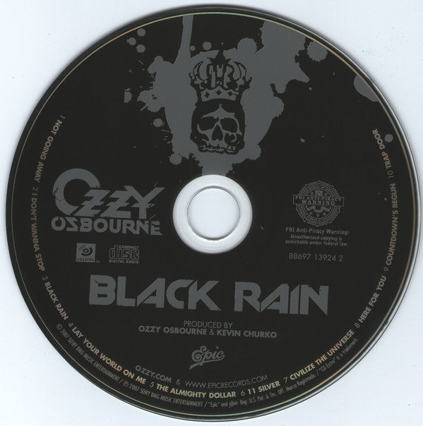 Ozzy Osbourne : Black Rain (CD, Album, Enh)