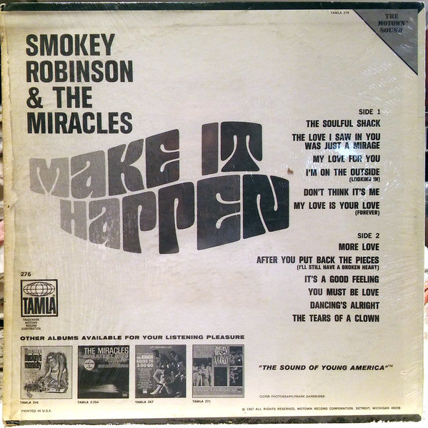 The Miracles : Make It Happen (LP, Album, Mono, RE)