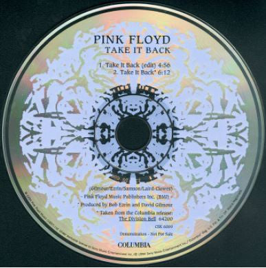 Pink Floyd : Take It Back (CD, Single, Promo)