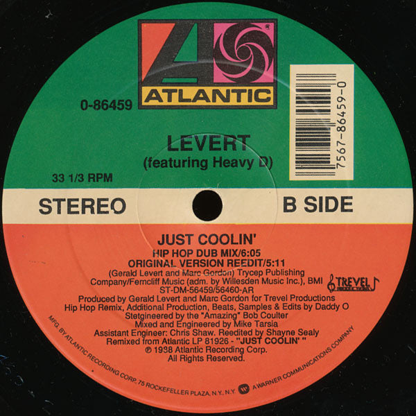 Levert Featuring Heavy D : Just Coolin' (12")