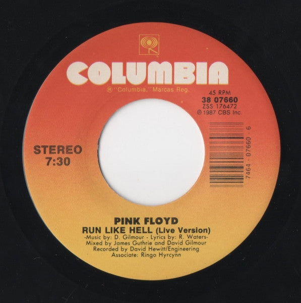 Pink Floyd : On The Turning Away (7", Single)