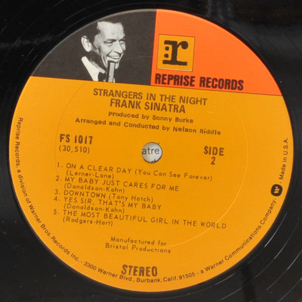 Frank Sinatra : Strangers In The Night (LP, Album, RE)