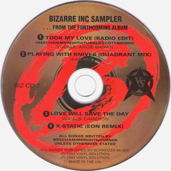 Bizarre Inc : Bizarre Inc Sampler (CD, Promo, Smplr)
