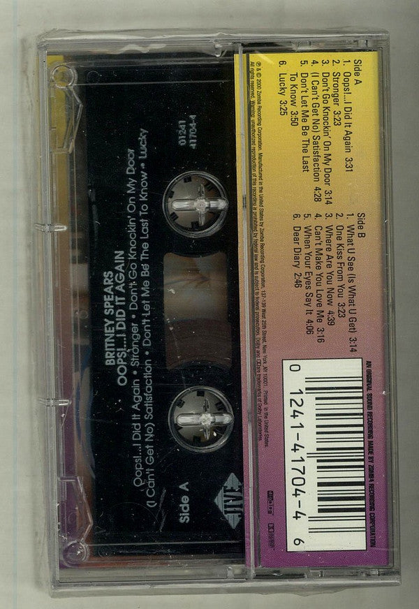 Britney Spears : Oops!...I Did It Again (Cass, Album)