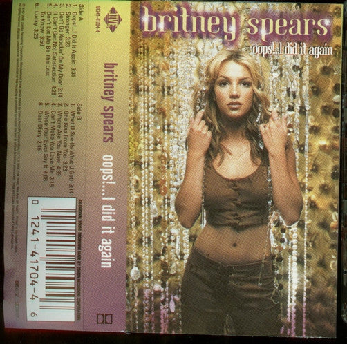 Britney Spears : Oops!...I Did It Again (Cass, Album)