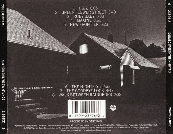 Donald Fagen : The Nightfly (CD, Album, RE, WEA)