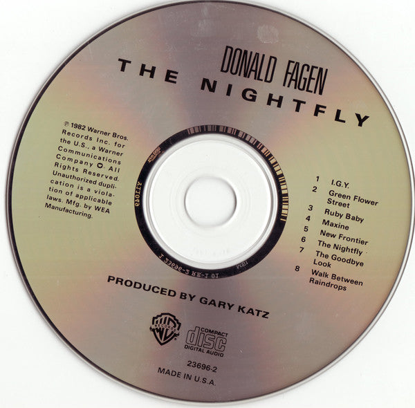 Donald Fagen : The Nightfly (CD, Album, RE, WEA)