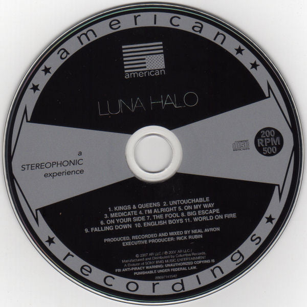 Luna Halo : Luna Halo (CD, Album)