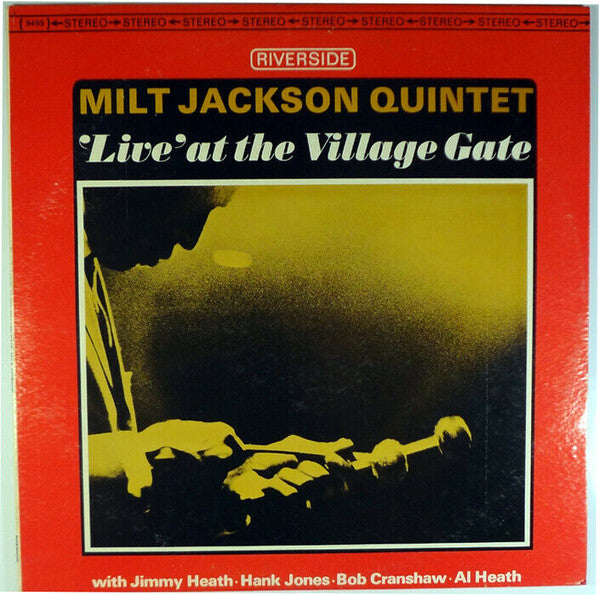 Milt Jackson Quintet : 'Live' At The Village Gate (LP, Album)