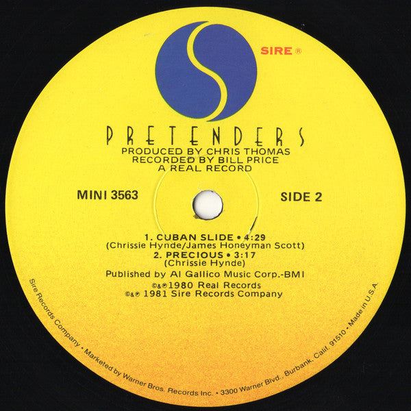 The Pretenders : Extended Play (12", EP)