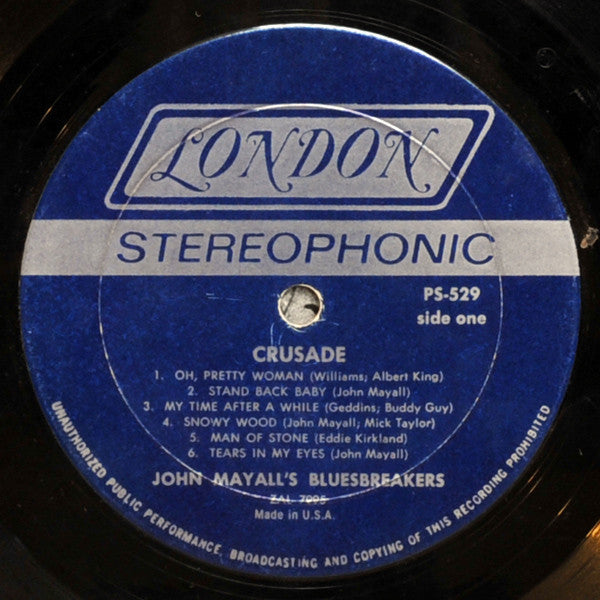 John Mayall's Blues Breakers* : Crusade (LP, Album, Mon)