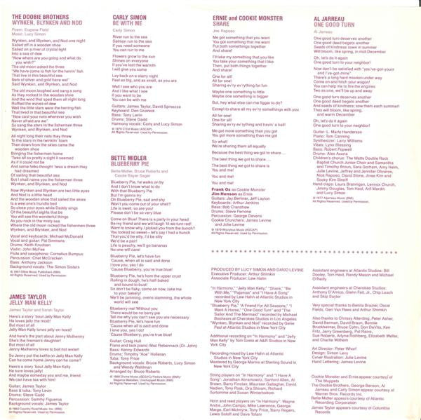 Various : In Harmony - A Sesame Street Record (LP, Comp, Win)