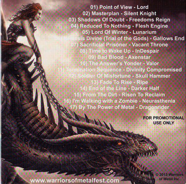 Various : Warriors Of Metal VI Festival (CD, Comp, Promo)