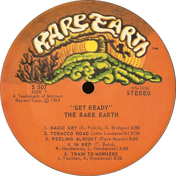 Rare Earth : Get Ready (LP, Album, RP, Sup)